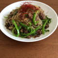 Etsu☆ko's cooksnap of when they made ◎ピーマンと春雨とひき肉の炒め物.