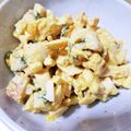 あけにゅう's cooksnap of when they made 竹輪と卵と大葉のマヨ醤油サラダ.