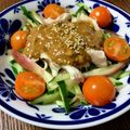 ☆さぶ☆☆'s cooksnap of when they made 本格的！棒棒鶏〜自家製ごまだれで〜.