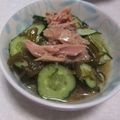 きらり流れ星's cooksnap of when they made もずくのゆず風味シーチキン添え.