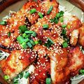 nonopeko's cooksnap of when they made 簡単に、ガッツリごはん【味噌豚ばら丼】.