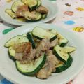 赤い電話's cooksnap of when they made ズッキーニと鶏モモ肉の炒め物.