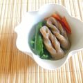 yesmama's cooksnap of when they made こんにゃくとピーマンのさっと煮.
