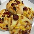 愛とココ's cooksnap of when they made ☆世界一簡単パン☆発酵なし 混ぜるだけ♪.