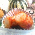 レアレアチーズ's cooksnap of when they made ✿ナポリタン味❀ソーセージの豚肉巻き✿.