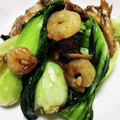 飲んだくれよーちゃん's cooksnap of when they made 簡単！青梗菜と海老と舞茸の中華風炒め.