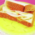 ふうはっちゃん's cooksnap of when they made 超簡単！！ハムとチーズのサンドイッチ.