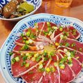 popoiko's cooksnap of when they made 刺身嫌いが考案まぐろステーキカルパッチョ.