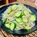 料理男子部's cooksnap of when they made 簡単♪もやしとみょうがときゅうりのナムル.