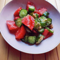 かわゆう1211's cooksnap of when they made トマトときゅうりの生姜酢胡麻和え.