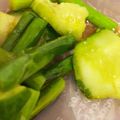 モーリー♪'s cooksnap of when they made きゅうりとにんにくの芽のネギナムル.