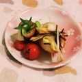 私市ビッキーズ津門巳's cooksnap of when they made くるくる(竹輪&大葉)･(竹輪と薄揚げ).