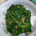 ちっちとまぁたん's cooksnap of when they made ∮ ネバネバ✰彡モロヘイヤ納豆 ∮.