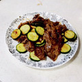 nana_tenjo's cooksnap of when they made とろとろズッキーニと牛肉(豚)の炒め煮.