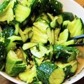 ふみkitchen☆'s cooksnap of when they made 蛇腹きゅうりのピリ辛甘酢漬.