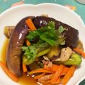 はっぴーゆりもん＊'s cooksnap of when they made 大葉と茄子の煮浸し.