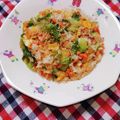 ♡arisa♡'s cooksnap of when they made 焼き鮭とシャキシャキレタスのチャーハン.