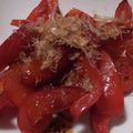 ヨシヨッシー's cooksnap of when they made 鰹節が決め手♪パプリカの麺つゆ炒め.