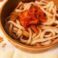 ☆ichika＊☆'s cooksnap of when they made 時短！節約！キムチのぶっかけうどん.