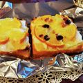 ダッフィーニーうに's cooksnap of when they made プリンとレモンのトースト＊冷凍作り置き可.
