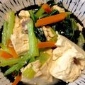 ばたみそーぱん☆'s cooksnap of when they made 【木綿豆腐】小松菜のツナ炒め.