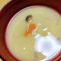 cotton777's cooksnap of when they made かぼちゃと玉ねぎのお味噌汁♡.