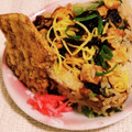私市ビッキーズ津門巳's cooksnap of when they made イカの姿フライで○○名物 イカ焼和風デラ.