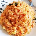 はるいろいちご's cooksnap of when they made 王将風キムチ焼めし（キムチチャーハン）.