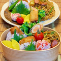 ♡Fuwari♡'s cooksnap of when they made お花見＆行楽♪から揚げのしそおむすび.