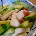 おぶうさま's cooksnap of when they made きゅうりと長いものあっさり酢の物.