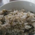 あゆたっくん's cooksnap of when they made 【香ばしい～】海苔の炊き込みご飯.