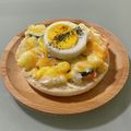 キンプリ's cooksnap of when they made ポテサラチーズパン.