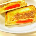 カエルのルー's cooksnap of when they made ★ぼくのホットチーズサンド★.