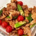 dolcektra's cooksnap of when they made 疲労回復♪豚肉とオクラとトマトの甘酢炒め.