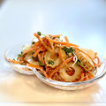 かっちゃん杉's cooksnap of when they made 竹輪と人参・貝割れの胡麻マヨ和え★副菜.