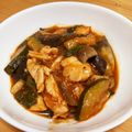 RINクック's cooksnap of when they made フライパンひとつ鶏肉のフレッシュトマト煮.