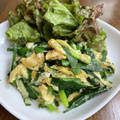 ✿ykyk✿'s cooksnap of when they made ニラと卵の炒め物.