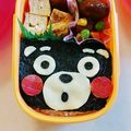 たけまいち's cooksnap of when they made キャラ弁＊くまもんnoのり弁当.