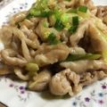 chocoraママ's cooksnap of when they made 豚肉とネギのとろ～りポン酢炒め.
