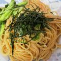 Packnman's cooksnap of when they made ＊混ぜるだけ！たらこパスタ＊.