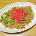 乙川日奈's cooksnap of when they made 鍋に張り付かせない焼きソバの作り方.