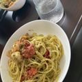 berryあい's cooksnap of when they made ★大葉と海老のジェノバ風パスタ.
