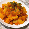 Aya❀'s cooksnap of when they made ポテトとウインナーの洋風炒め❤.