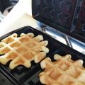 もみみんママ's cooksnap of when they made 簡単♡サクっふわ♡アメリカンワッフル.