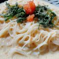 maoバァバ's cooksnap of when they made 夏に♪冷やしたらこ豆乳素麺.