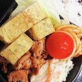 akiyuママ's cooksnap of when they made 簡単お弁当✿豚こまのオイケチャマヨ.