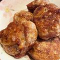 miiieeetan's cooksnap of when they made 豚こまボールのカレー唐揚げ風.