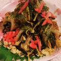 私市ビッキーズ津門巳's cooksnap of when they made ちくわの揚げない磯辺揚げ(たこ焼き風味).