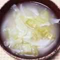 わたさな2016's cooksnap of when they made あったまる♡キャベツの酒粕味噌汁.