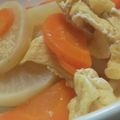 あゆたっくん's cooksnap of when they made 大根とニンジン＆油揚げの味噌煮.